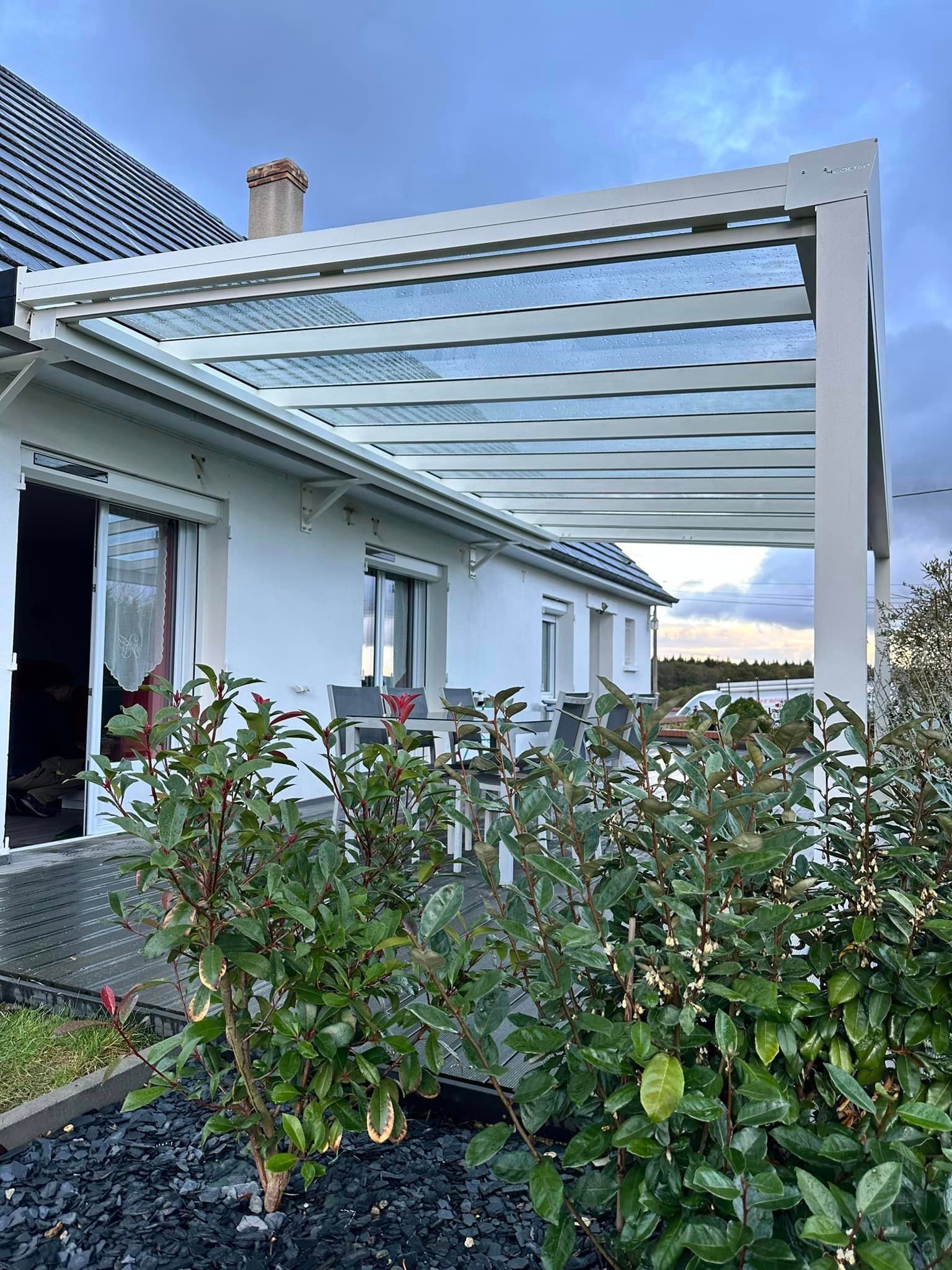 Pergola Héolian toiture vitrée